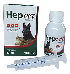 Hepvet Suspensão 60 mL - Vetnil