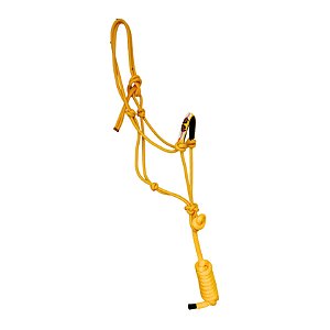 Cabresto Miçangas Com Cabo Cor Amarelo - Boots Horse