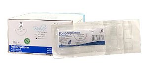 Pl Fio Polipropileno  Nº 0 75 Cm 1/2 R 3,5 Cm - Bioline