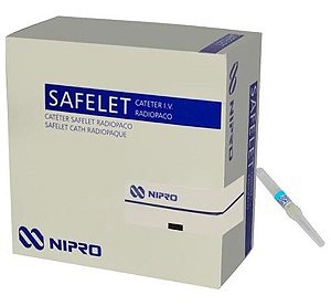 Cateter Intravenoso Safelet 24G x 3/4" Caixa Com 50 Unidades - Nipro