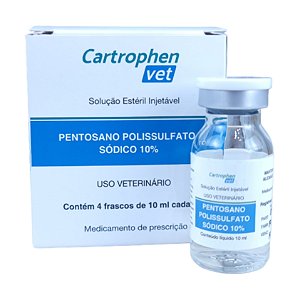 Cartrophen Vet 10% 10 mL Caixa Com 4 Frascos - Biopharm Austrália