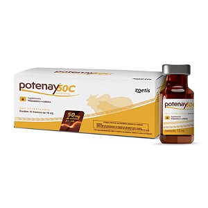 Potenay 50C 10 mL Caixa Com 10 Unidades - Zoetis