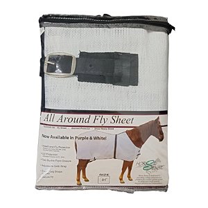 Capa Protetora Para Equinos Branca Tamanho 75" - Horse Sense