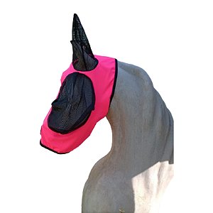 Máscara Contra Moscas Em Lycra Rosa - Boots Horse