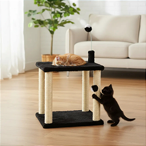 Arranhador para Gatos com Cama de Cestinha Cat Berlim