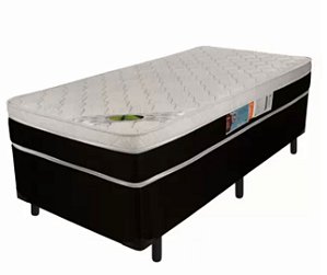 Cama Box Solteiros com colchão em Molas ensacadas Luckspuma