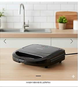 Grill e Sanduicheira Itatiaia Essencial 750W Preto 127V