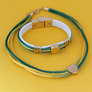 Choker 30Cm Cetim Coração