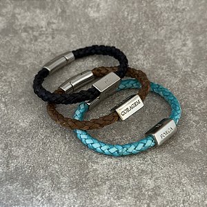 Pulseira Masc Camurça
