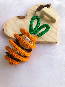 Cenoura Tricotin - Porta doces