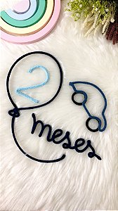 Kit mesversário: tema carrinho