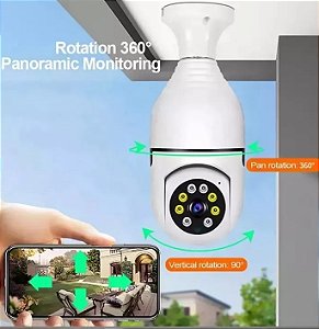 Camera Ip Giratória 1080p Externa Prova Zoom Dágua Noturna