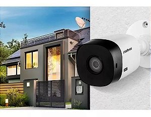 Câmera de segurança Intelbras VHL 1120 B 1000 com resolução de 1MP visão nocturna incluída branca