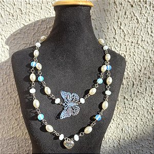 colar lovely butterfly