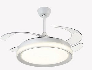 Ventilador Branco Air Plus LED Multitemperatura 60w 46cm OpusLED OPS 88385
