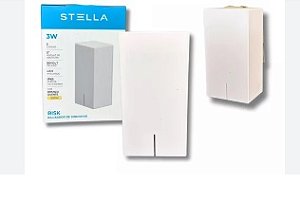 Balizador de Sobrepor RISK 3W 3000K Branco IP65| STELLA STH8740/30