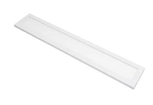 Painel Luminária de Embutir LED Fit Retangular 3000K 18W Bivolt 60x10cm Alumínio e Policarbonato Branco - Avant 490100574