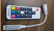 Controle Remoto Para Fita  RGB RF20 Com Cabo E Plugue