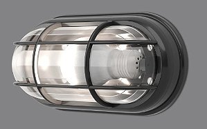 Arandela de Parede Tartaruga Externo 11x19x10cm Policarbonato - Ideal Iluminação 4015