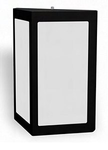 Arandela Triângulo Grande Preta Led 10w 3000k 24,6x19,2x9,9 cm 21139 - Lunel Iluminação