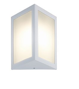 Arandela Triângulo Grande Branca Led 10w 3000k 24,6x19,2x9,9 cm 21131 - Lunel Iluminação