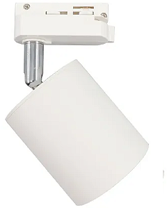 SPOT DE TRILHO AR70 15,3XØ7,5CM ALUMÍNIO BRANCO - LUMINATTI LM1072