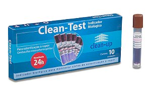 Teste indicador biológico com 10 - Clean Test