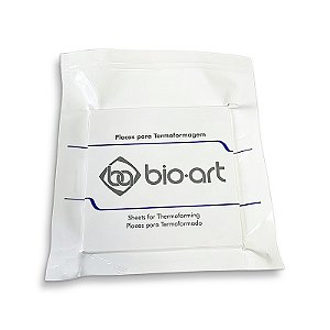 Placa para moldeira soft 1mm quadrada com 10 unidades - Bio-Art