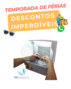 Câmara para desgaste com exaustor e iluminação - Vrc