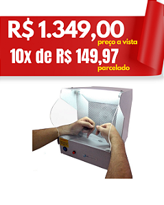 Câmara para desgaste com exaustor e iluminação - Vrc