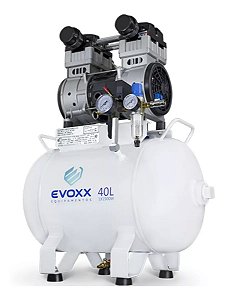 Compressor odontológico 40L 2,0 HP - Evoxx