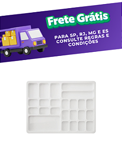 Bandeja Organizadora Odontológica ogd 02 - Moldplast