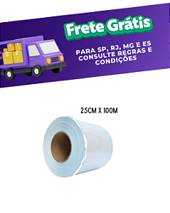 Rolo papel para esterilização 25cmx100m - Pollitex
