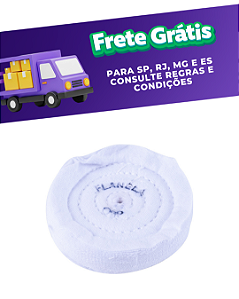 Escova de flanela 4" X 08mm- Nova OGP