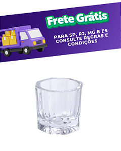 Frasco pote dappen de vidro - Nova OGP