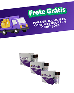 Teste indicador biológico Kit c/3 cxs - D Tech