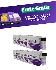 Teste indicador biológico Kit c/10 cxs - D Tech