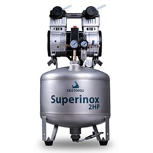 Compressor de Ar Super Inox 2hp 40L - Cristófoli