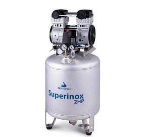 Compressor de Ar Super Inox 2hp 60L - Cristófoli