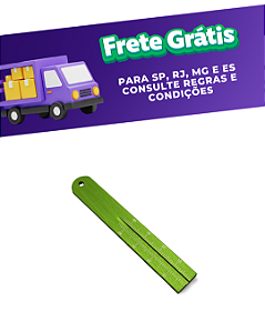 Régua milimetrada endodontia metal - Cassiflex