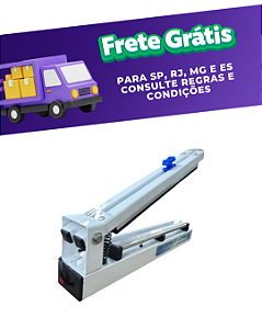 Seladora Top Seal metal Master c/ Guilhotina 30cm - Bio Meck