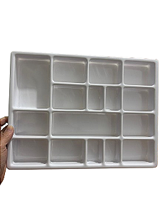 Bandeja Organizadora Odontológica ogd 21 - Moldplast