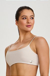TOP HYPER COSTAS DECOTADAS OFF WHITE