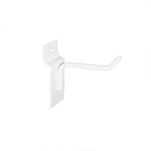 100 Ganchos P/ Painel Canaletado De 5cm Branco
