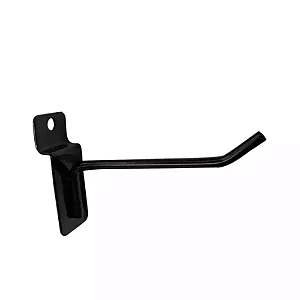 100 Ganchos P/ Painel Canaletado De 15cm Preto