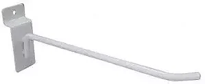 100 Ganchos P/ Painel Canaletado De 30cm Branco