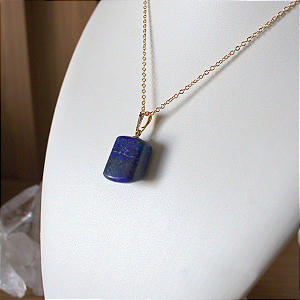 Colar com Pedra Natural Lápis Lazuli
