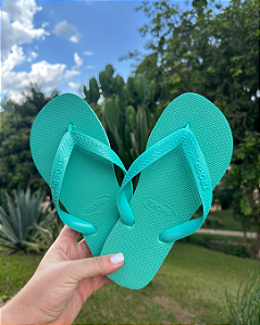 Chinelo TROPP tradicional VERDE ÁGUA