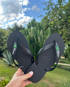 Chinelo TROPP tradicional PRETO