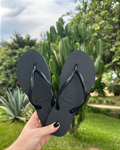 Chinelo TROPP slim PRETO